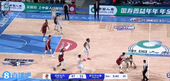 强势回击！布朗命中高难度抛投&杰曼连中两记追身三分打停广厦