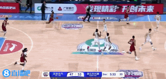 强势回击！布朗命中高难度抛投&杰曼连中两记追身三分打停广厦